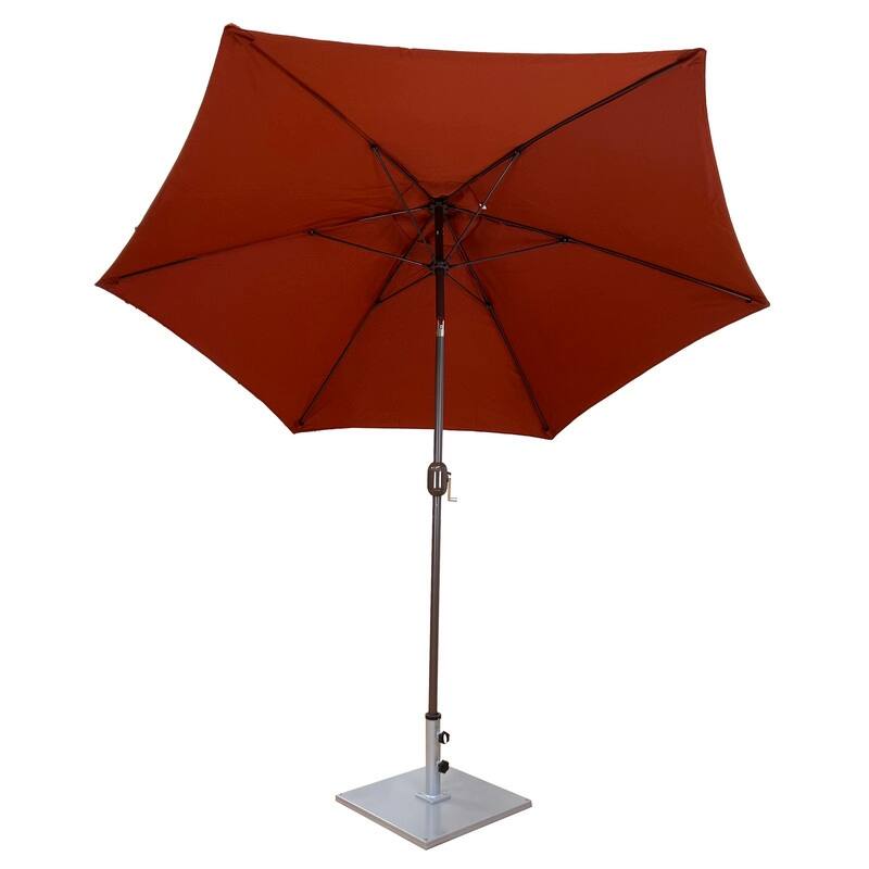 Tropishade 9 ft. Aluminum Bronze Patio Umbrella, Rust cover