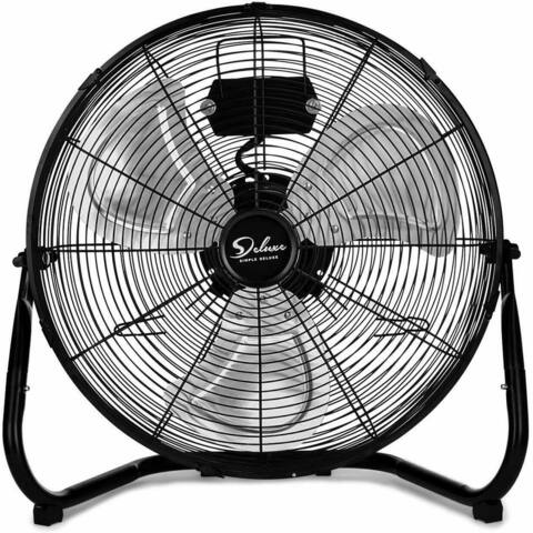20 Inch 3-Speed High Velocity Floor Fan Standing Indoor Cooling Fan