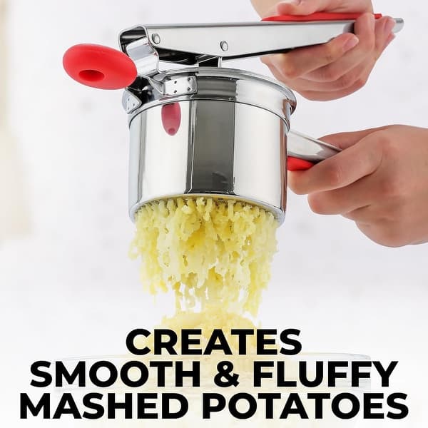 Large 13.5oz Potato Ricer with 3 Interchangeable Discs Bed Bath
