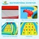preview thumbnail 7 of 8, Gymax Inflatable Mighty Water Park Bouncy Splash Pool Climbing Wall