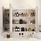 preview thumbnail 8 of 16, Sleek Anti-Fog Bathroom Medicine Cabinet with Dimmable LED Lights - 45.9"