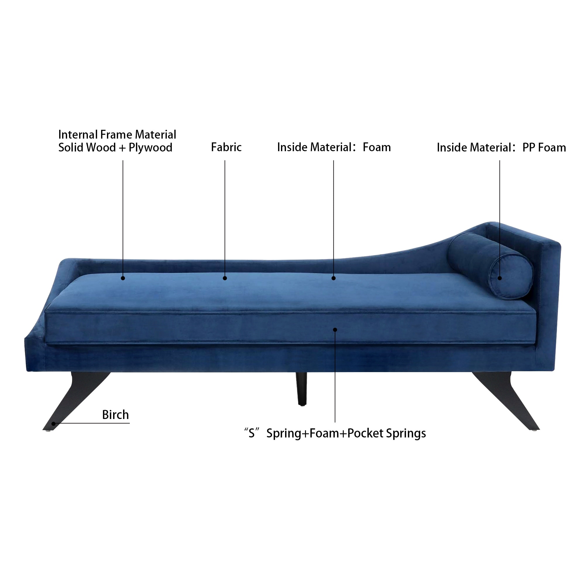 One arm chaise hotsell longue