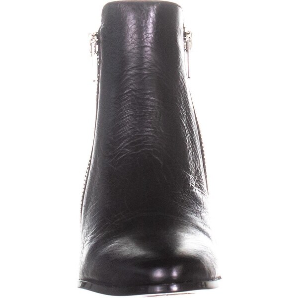 calvin klein fara leather booties