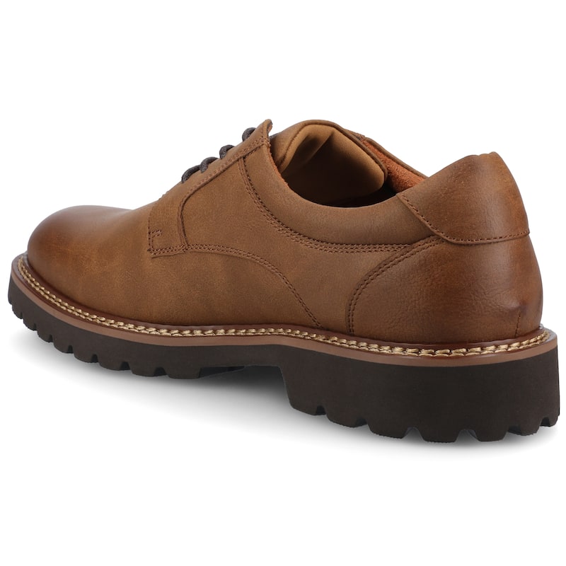 Vance Mens Templeton Lug Sole Oxford Dress Shoe