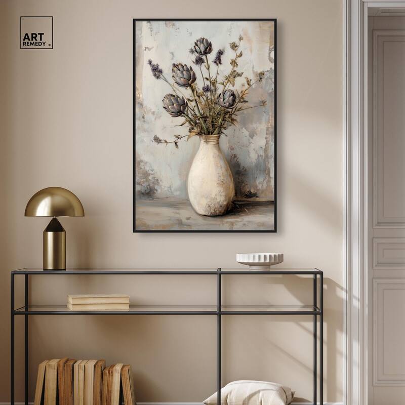 Artichoke Glory Canvas by Art Remedy
