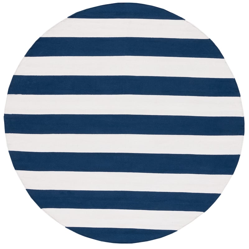SAFAVIEH Handmade Montauk Geltrude Stripe Cotton Flatweave Rug