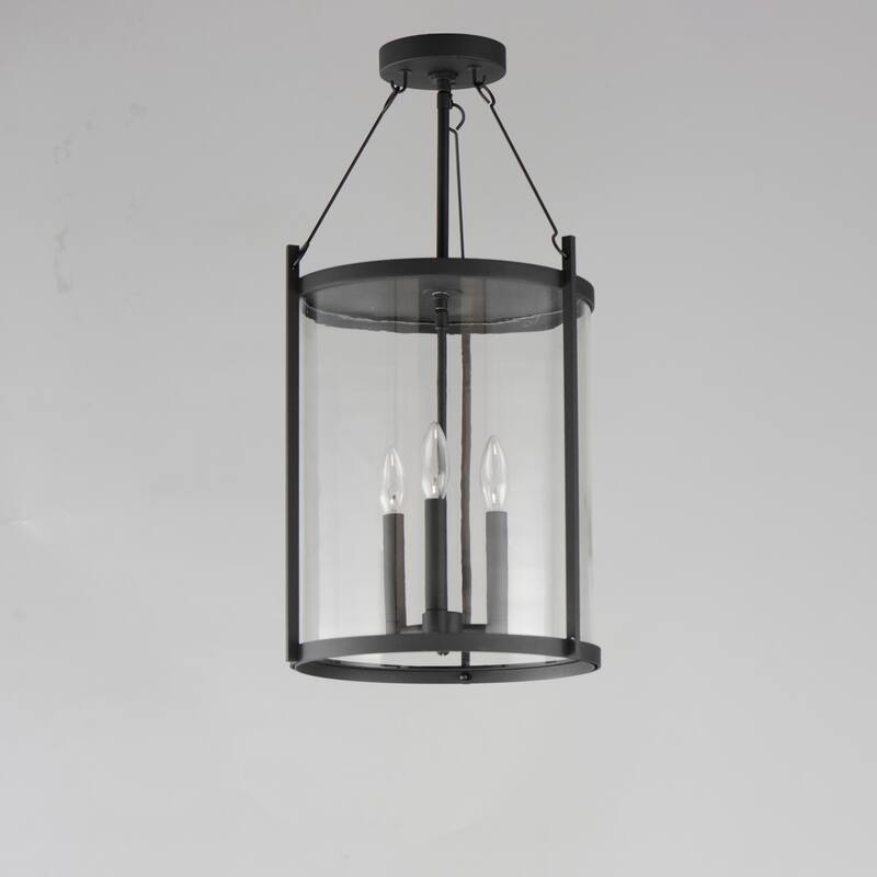 Maxim 30069 Belfry 3 Light 13" Wide Semi-flush Outdoor Ceiling Fixture