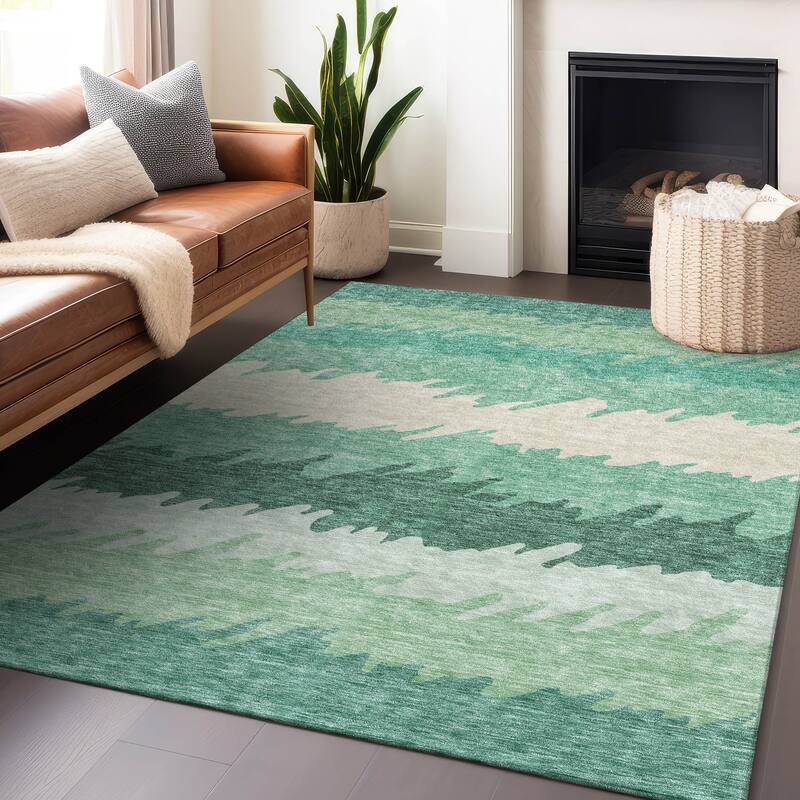 Premium Washable Super Soft Modern Ombre Mayfield Rug