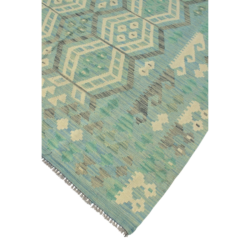 Flatweave Ruth Lt. Blue/Ivory Rug - 5'10" x 7'10"