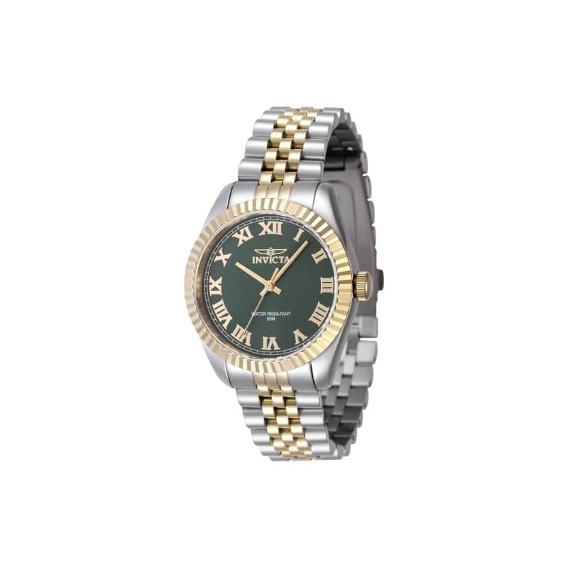 Invicta Women's 47415 Specialty Quartz 3 Hand Green Dial Watch