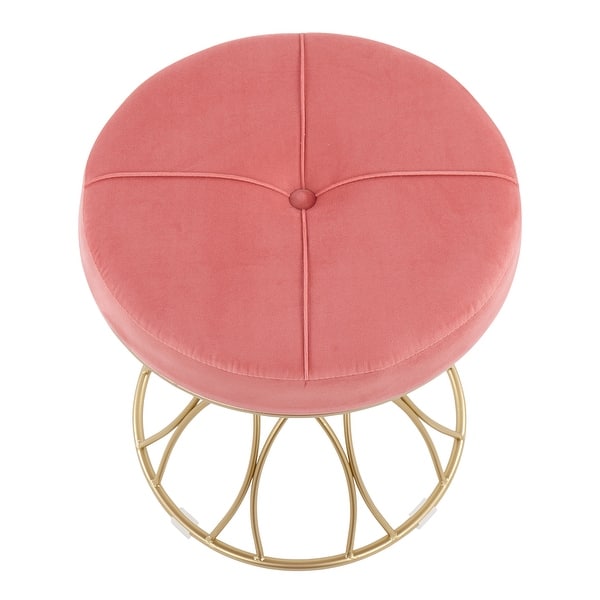 Jasmine Glam Gold Vanity Stool Overstock 31099081 Enjoy great deals on furniture, bedding, window home decor.find appliances, clothing shoes from.