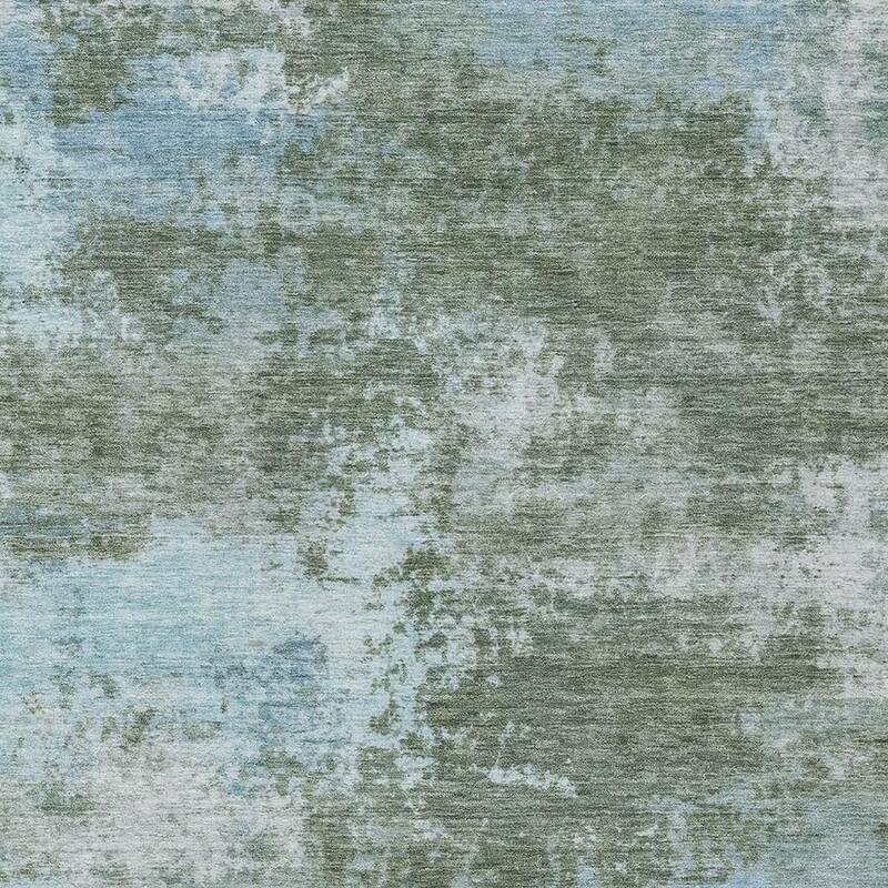 HomeRoots Abstract Transitional Rectangle Outdoor Rug - 5' X 8'