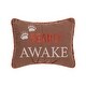 preview thumbnail 4 of 3, 12" x 16" Bearly Awake Embroidered Thanksgiving Throw Pillow