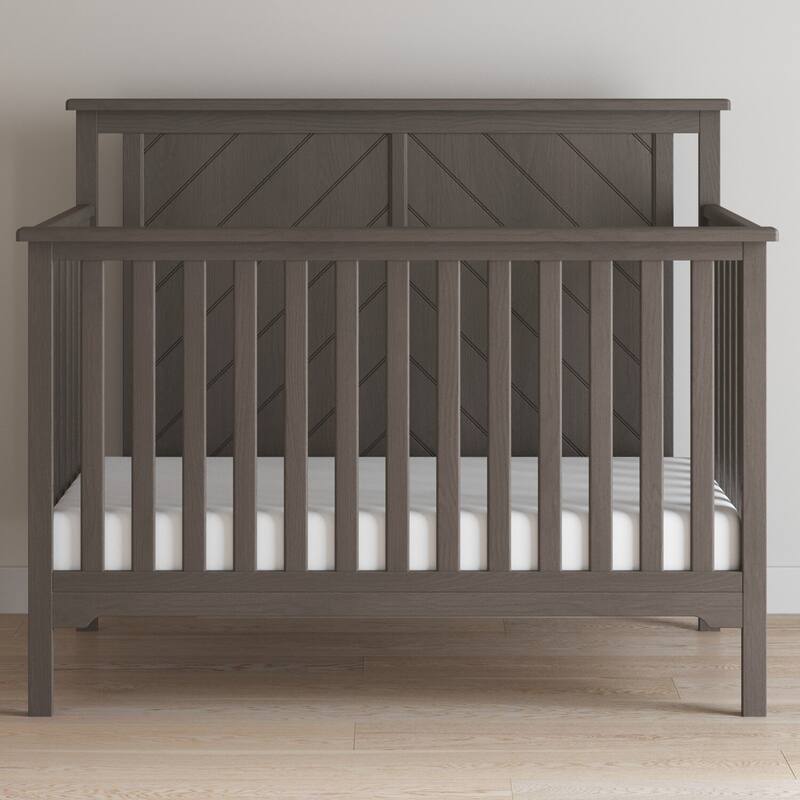 Forever Eclectic Hampton Flat Top 4-in-1 Convertible Baby Crib