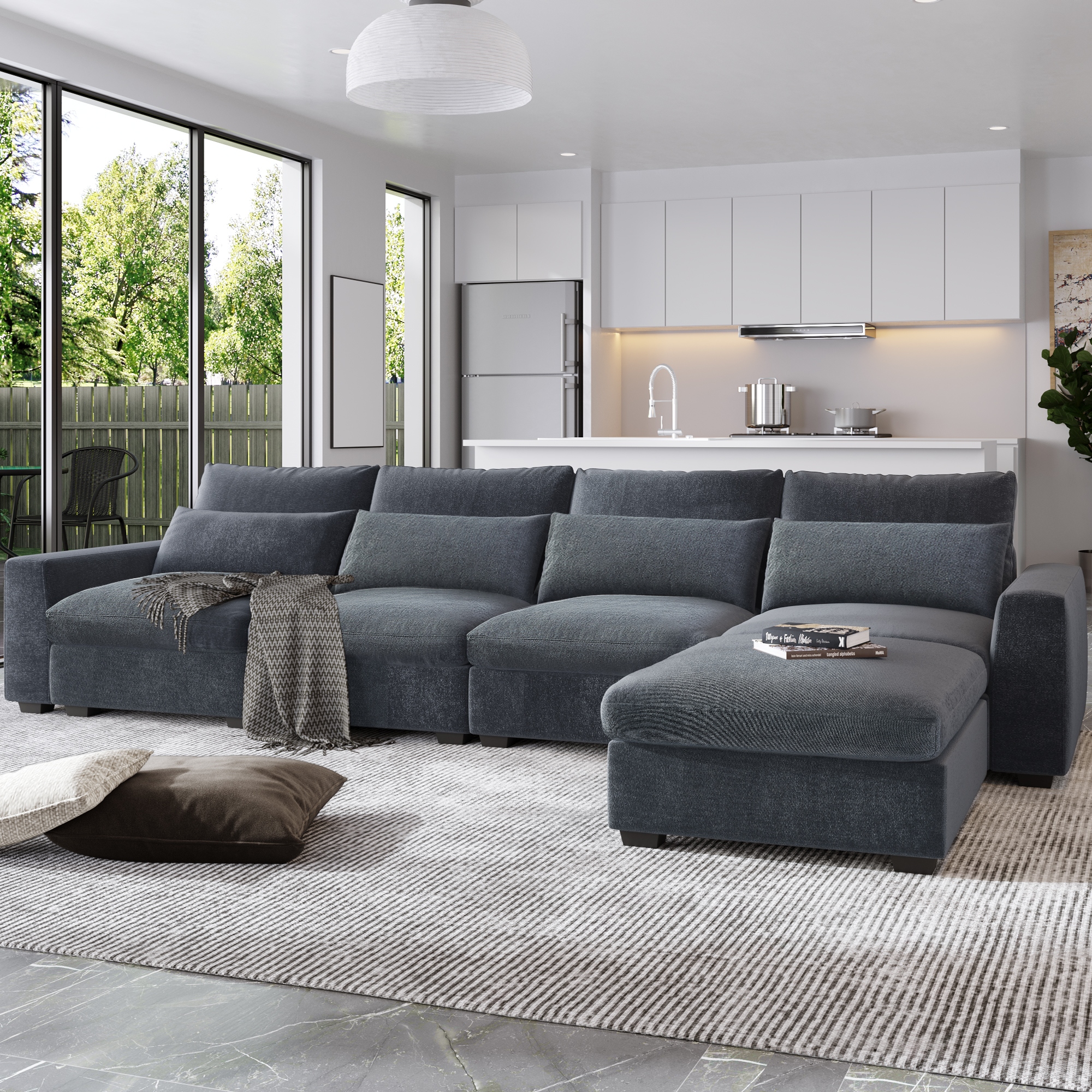 Large best sale sofa lounge