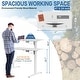 preview thumbnail 19 of 51, Futzca Height Adjustable Electric Standing Desk Sit Stand Computer Stand up Desk with Splice Board