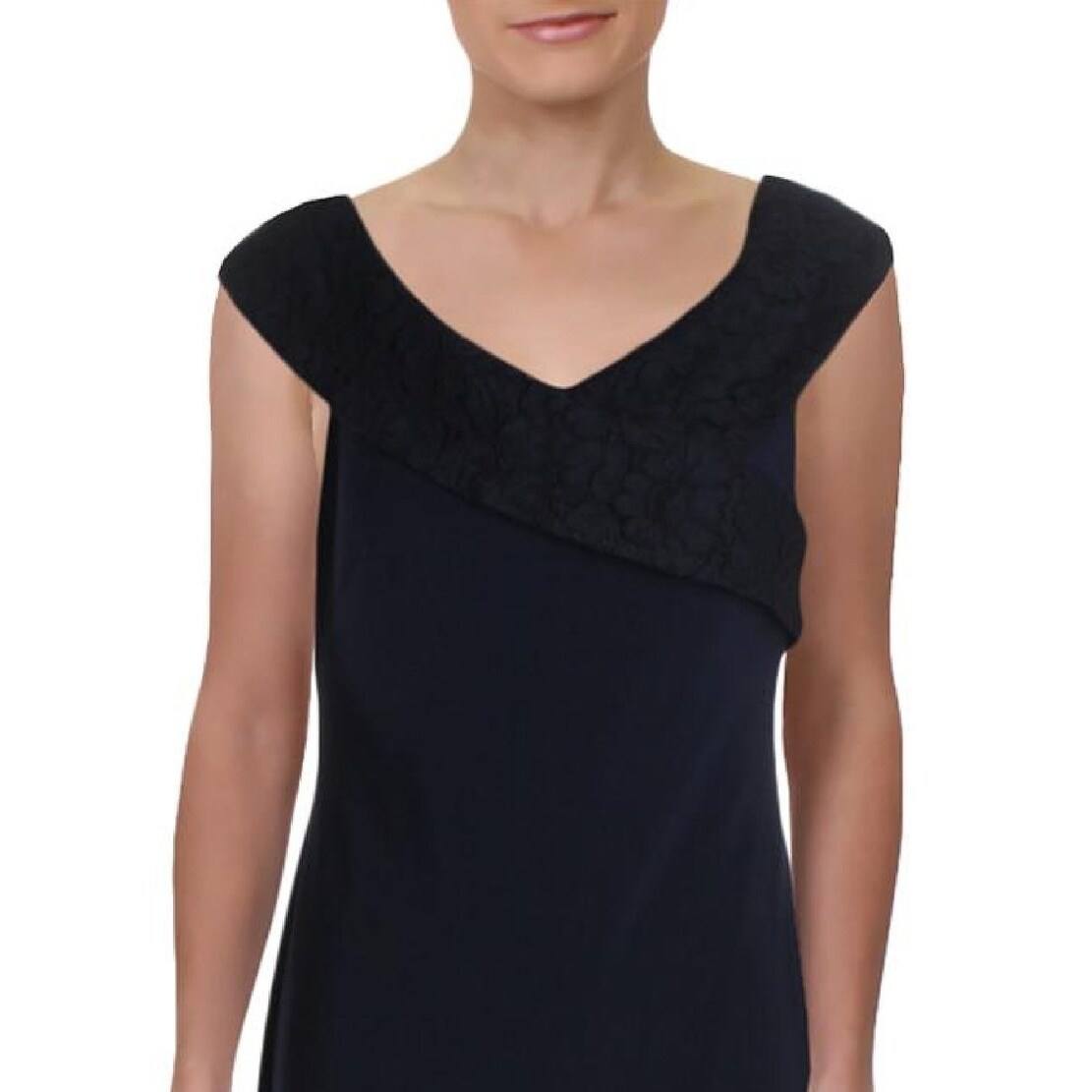 Ralph Lauren Women's Claudinah Off The Shoulder Lace Inset Evening Dress  Blue Size 8 - Bed Bath & Beyond - 40569284