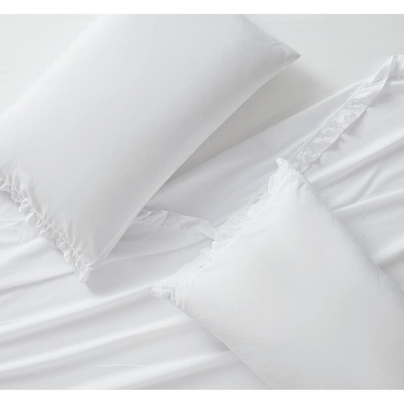 Truly Soft Solid Ruffle Sheet Set