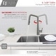 preview thumbnail 3 of 39, STYLISH Kitchen Sink Faucet Single Handle Pull Down Dual Mode Lead Free - Faucet Height: 17" | Spout Height: 9 1/2"