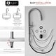 preview thumbnail 10 of 71, Single Handle Pull-Down Sprayer Kitchen Faucet K-141 - Height: 17.25" Spout H: 9" Spout R: 9"