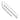 Curata Set of Two Stainless Steel Straws with Cleaning Brush and Water Resistant Pouch