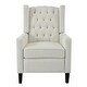 preview thumbnail 33 of 54, Manual Adjustable WingBack Recliner Chair, with Foldable Side Table, USB Charging Ports, PushBack Reclining Chairs