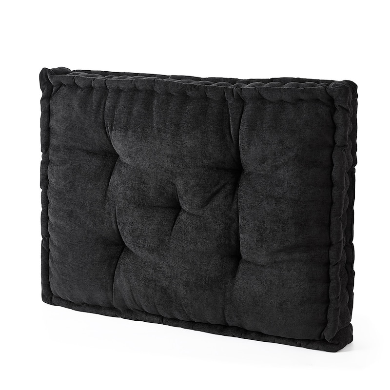 Rainha® - Classic Tufted College Headboard - Black