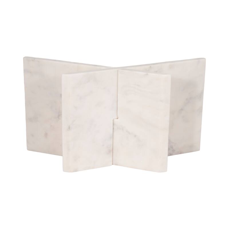 Decorative Travertine Book Stand - 18"