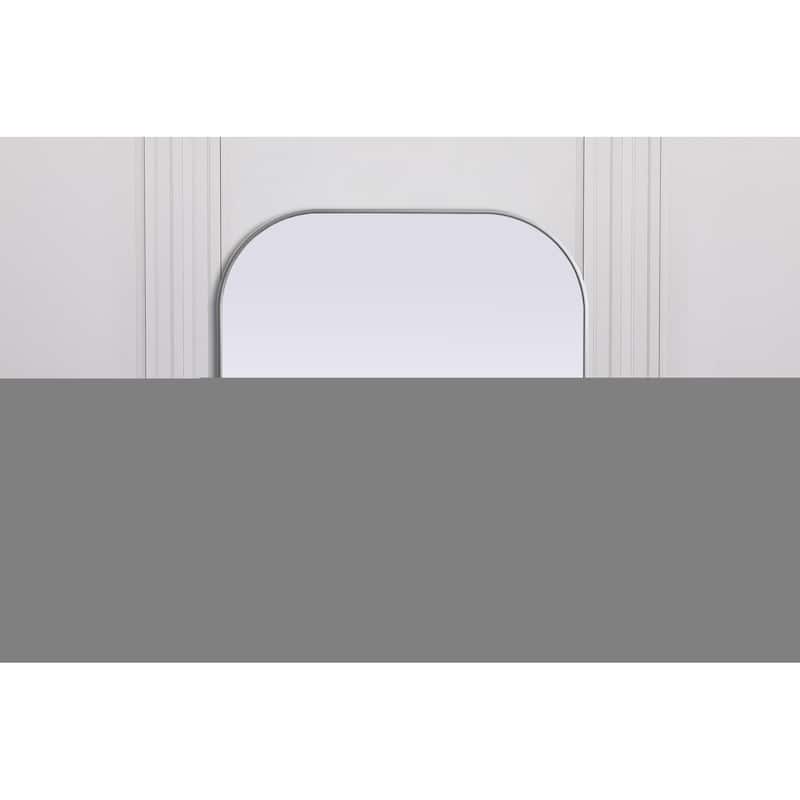 Elegant Lighting MR1B4234 Blaire 42" W x 34" H Modern Arched Bathroom