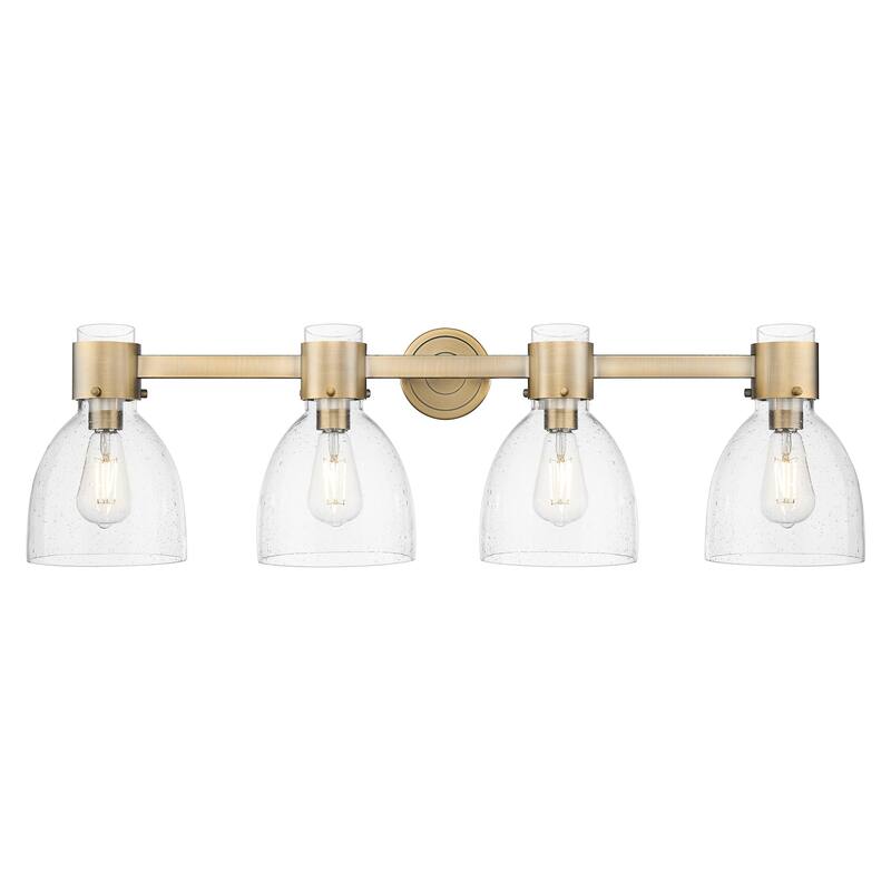 Innovations Lighting 464-4W-G464D-7SDY Lawton Bell 4 Light 34" Wide - Brushed Brass