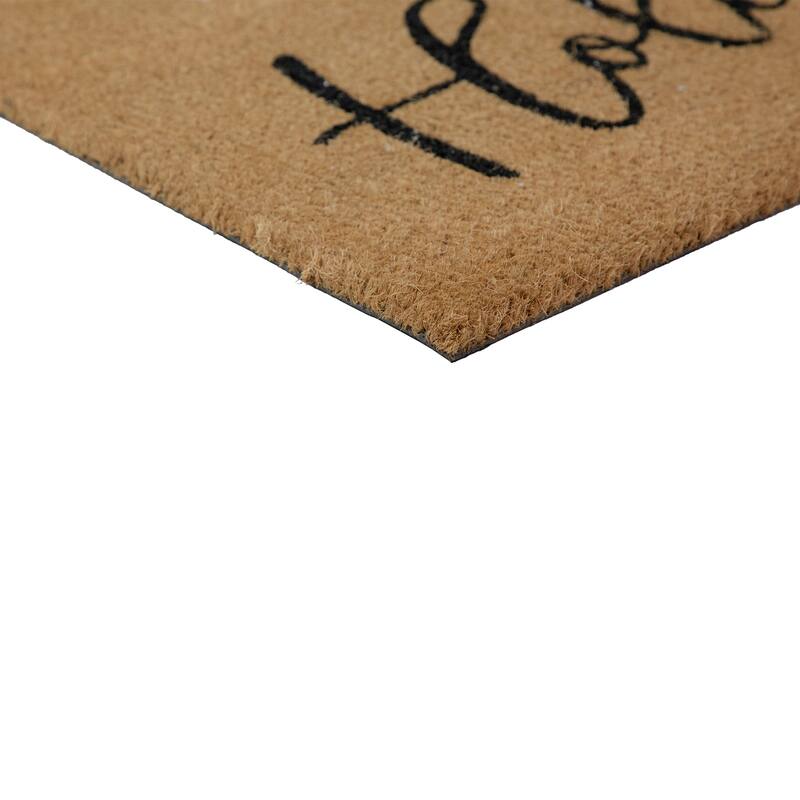 Natural Coir "Happy Holidays" Christmas Doormat 18" x 30"