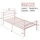 preview thumbnail 23 of 21, VECELO Modern Twin Size Metal Kids Bed Frame Without Box Spring, Twin Size Bed Set of 2