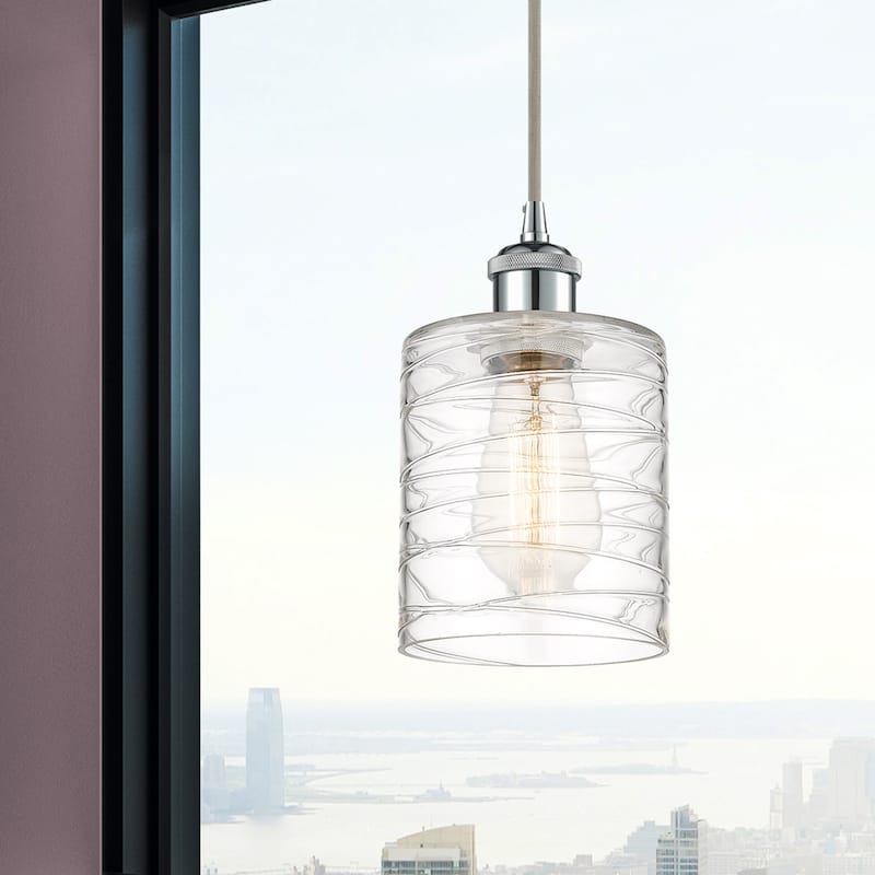 Innovations Lighting 516-1P-8-5 Cobbleskill Pendant Cobbleskill 5"