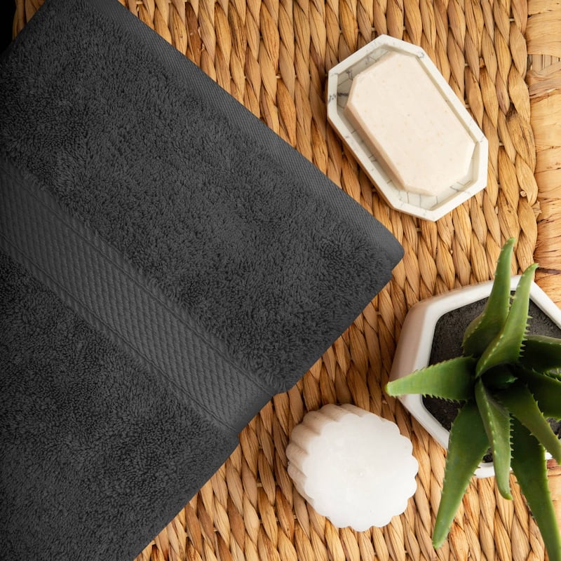 Superior Egyptian Cotton Pile Heavyweight Bath Towel Set of 2