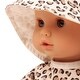 preview thumbnail 4 of 3, Aquini Girl 13" Spotted Cat Potty Baby Doll