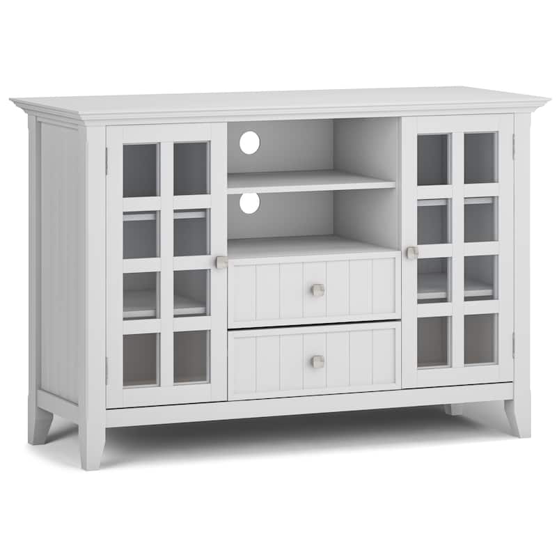WYNDENHALL Normandy SOLID WOOD 53 inch Wide TV Media Stand For TVs up to 60 inches