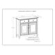 preview thumbnail 26 of 92, WYNDENHALL Hampshire 40" Wide Solid Wood Traditional Entryway Storage Cabinet - 40"w x 15"d x 36" h