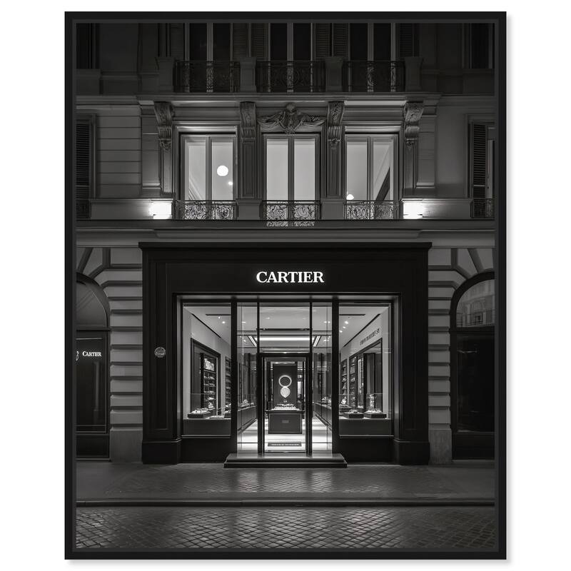 The Lux Store Canvas by Art Remedy - 30" x 36" - Black