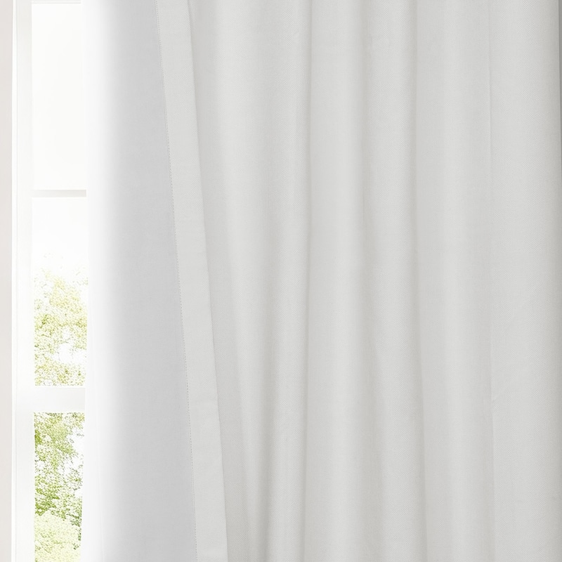 Exclusive Fabrics Performance Linen Luxury Blackout Curtains (1 Panel) - Thermal Insulation, Elegant Blackout Drapery