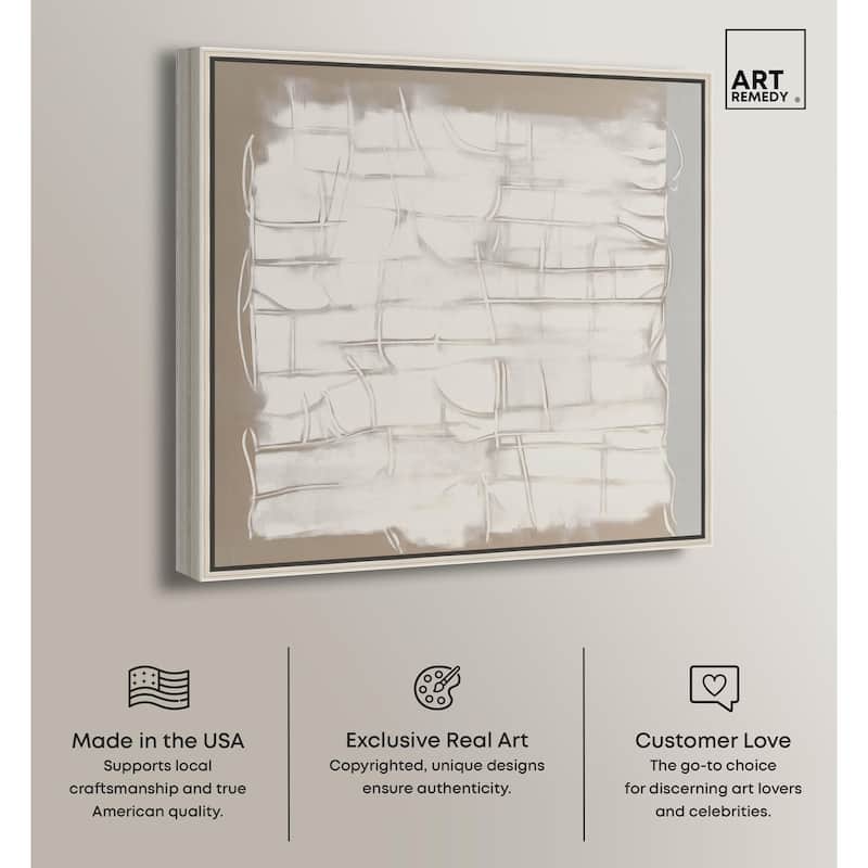 Underlying Order Canvas by Art Remedy