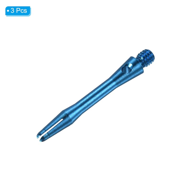 35mm Dart Shafts, Medium 2BA Thread Aluminum Dart Stems - 3 Pack