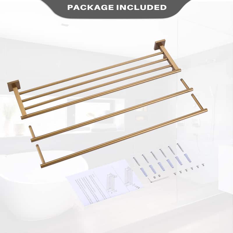 Two Towel Holders Wall mounted Towel Rack