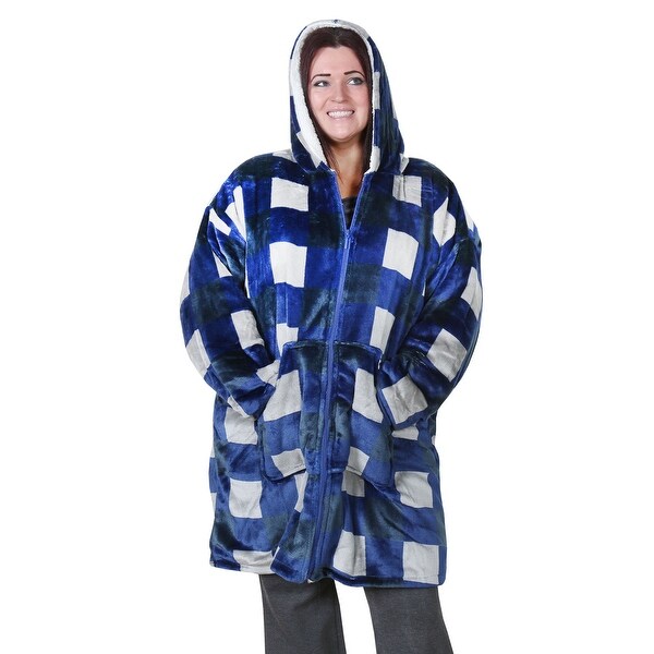 oversized blanket jacket