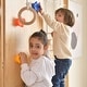 preview thumbnail 4 of 10, Walnut 9-in-1 Swedish Ladder Wall Gym | Indoor Wooden Climber & Activity Set for Kids - Natural