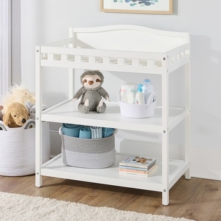 Badger Basket Simply Stylish Baby Changing Table - White