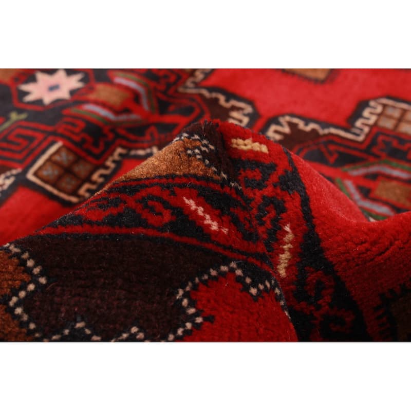 Teimani Red Rug 3'0" x 4'11" - 3'0 x 4'11