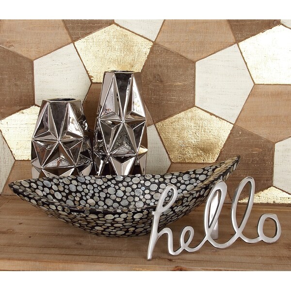 Grey Shell Coastal Tray 6 x 22 x 10. Opens flyout.