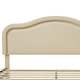 preview thumbnail 7 of 8, Queen Size Velvet Upholstered Smart LED Bed with Adjustable Height Headboard