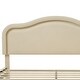 preview thumbnail 27 of 66, Velvet Upholstered Platform Bed Smart LED Bed Frame with Adjustable Height Headboard, Noise-Free Slat Support for Night's Sleep