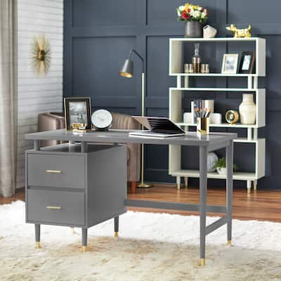 Simple Living Margo 2-drawer Mid-Century Modern Desk